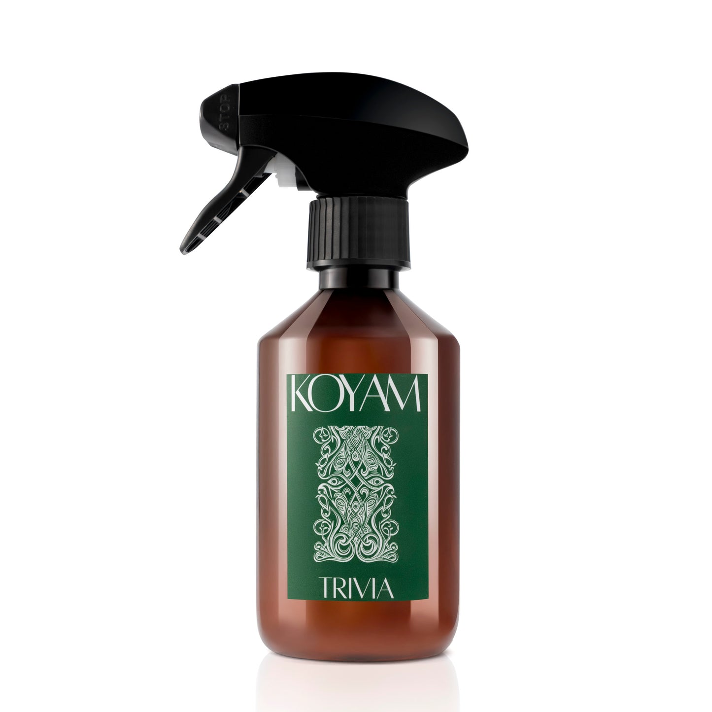 Koyam Trivia Fine Spray 300ml Luxury Fragrance with Basil, Timur Pepper, Vetiver, Ambroxan and Dry Woods