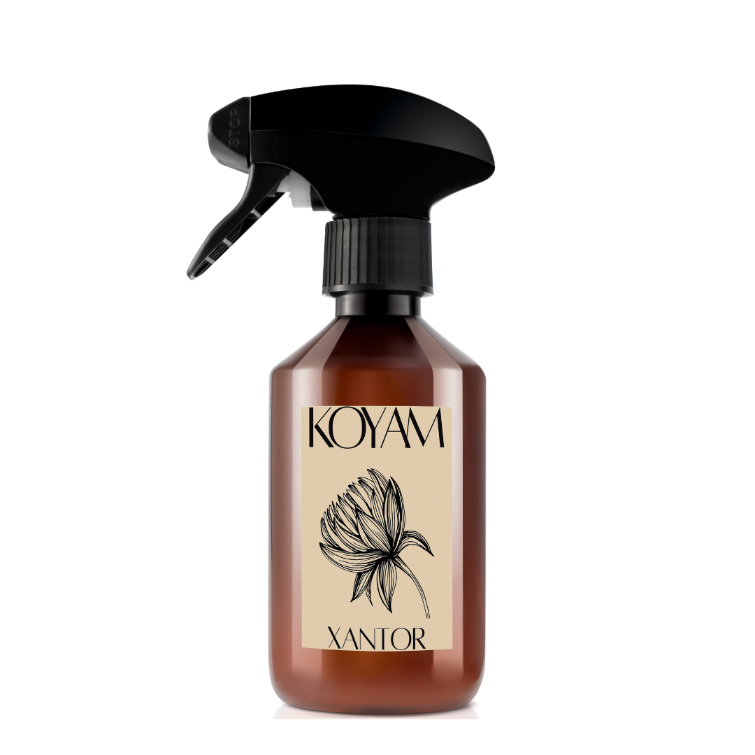 Koyam Xantor Fine Spray 300ml Luxury Marine Fragrance with Sea Breeze, Bergamot, Driftwood, Ambergris and Patchouli
