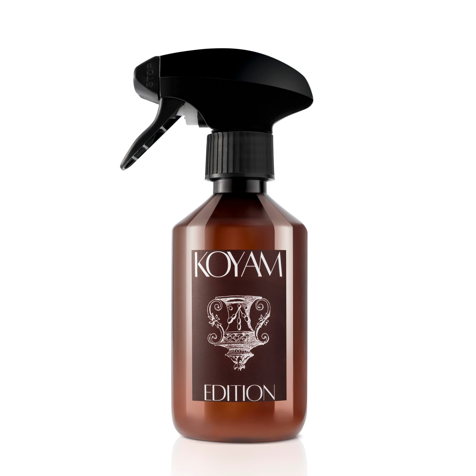Koyam Edition Fine Spray luxury Arabian oud fragrance with oud wood, benzoin tears, rose, saffron, raspberry and incense notes