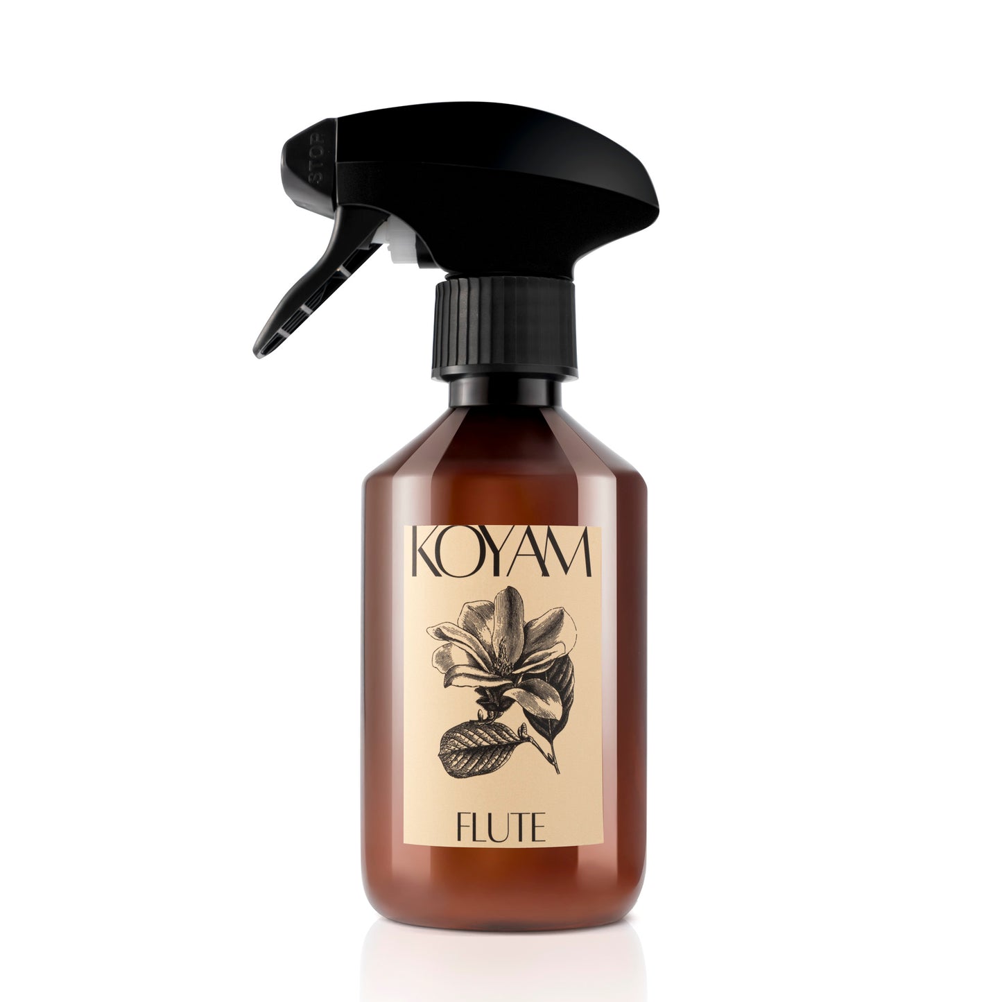 Koyam Flute Fine Spray luxury Arabic perfume with bergamot, cedarwood, woody accords and ambergris notes