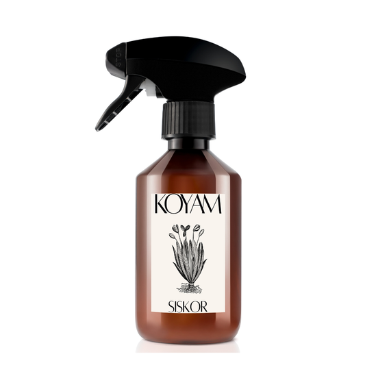 Koyam Siskor Fine Spray 300ml Luxury Fragrance with Bergamot, Pink Pepper, Patchouli, Tonka Bean and Cedarwood